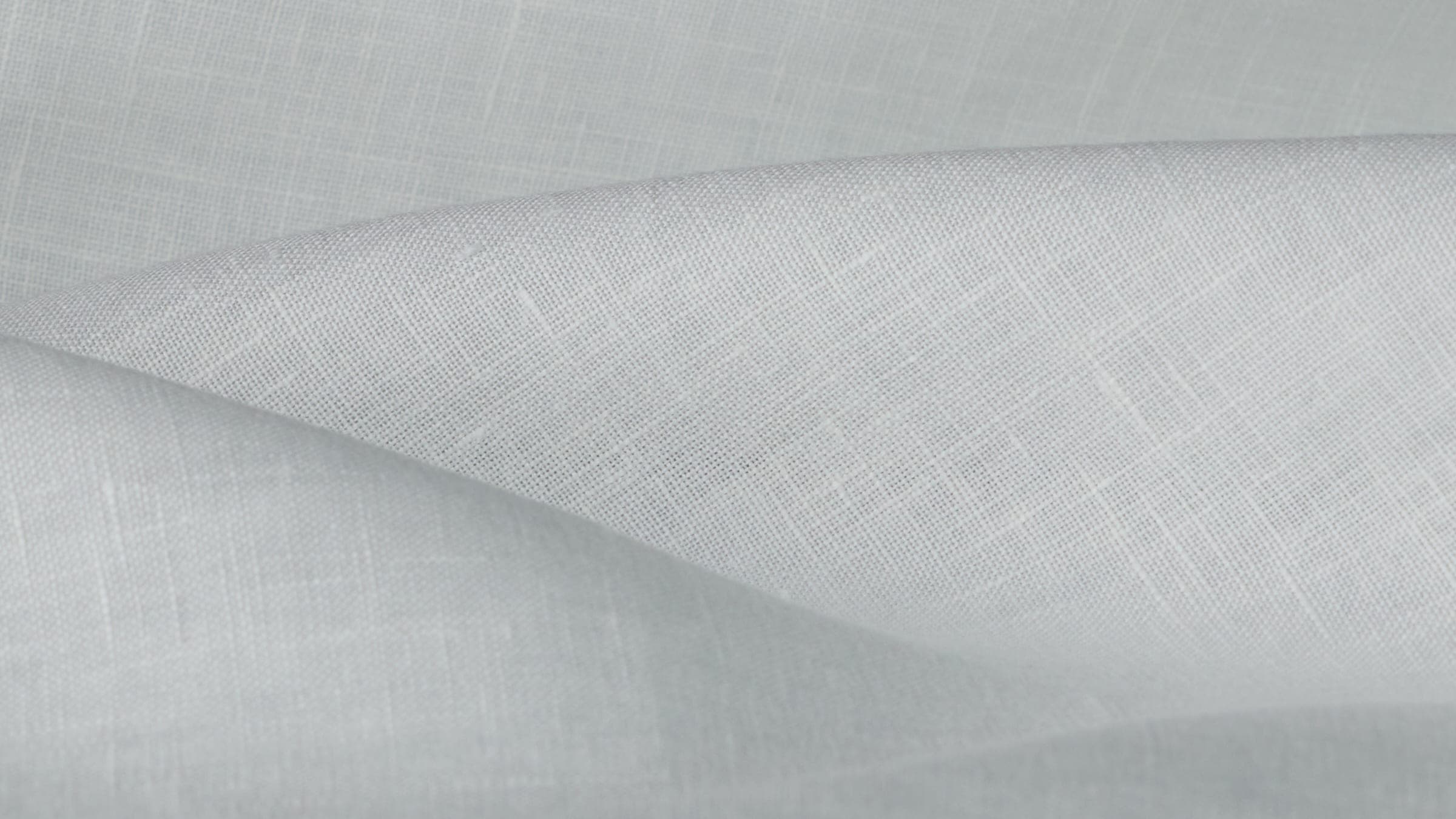 White linen in soft folds